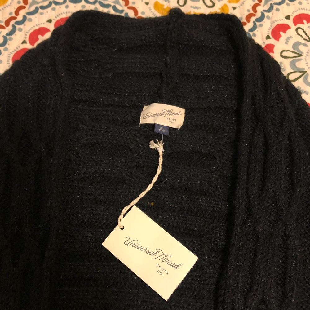 Black Long Shrug/Cardigan